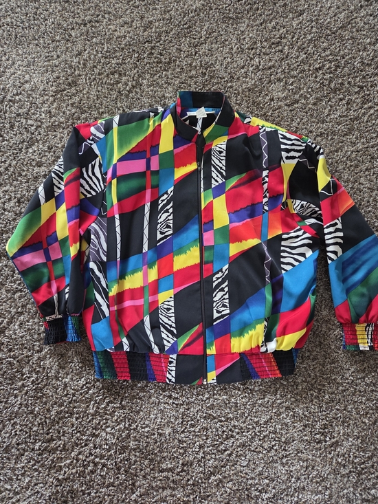 brenda goode Jackets & Blazers - Vintage 80s Zip Up Jacket Size M